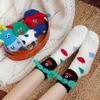 1pair Thickened Plush Coral Fleece Socks 3D Cartoon Thicken Floor Socks  For Women