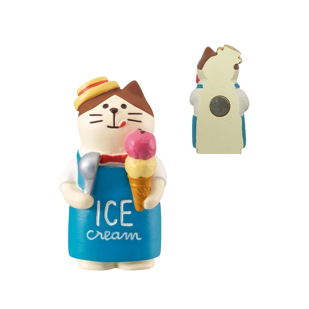 Japanese Cat Magnet: Cute Resin Sticker & Message Clip Toy for Refrigerator Decor