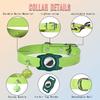 Pet Positioning Collar Crisp Bell Faux Leather Pet Tracking Device Protective Collar for Apple