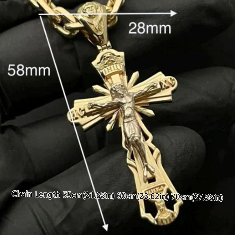 Jewelry Accessories Pendant Necklace Personalized Chain Necklace Creative Gift Cross Necklace