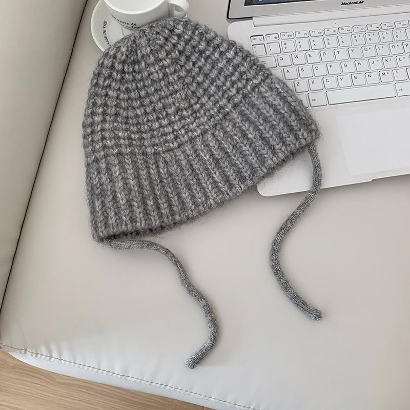 

Maillard Knitted Hat Women s Autumn and Winter Large Head Circumference Korean Style Warm Woolen Hat Fisherman Hat Loose and Small Face one size