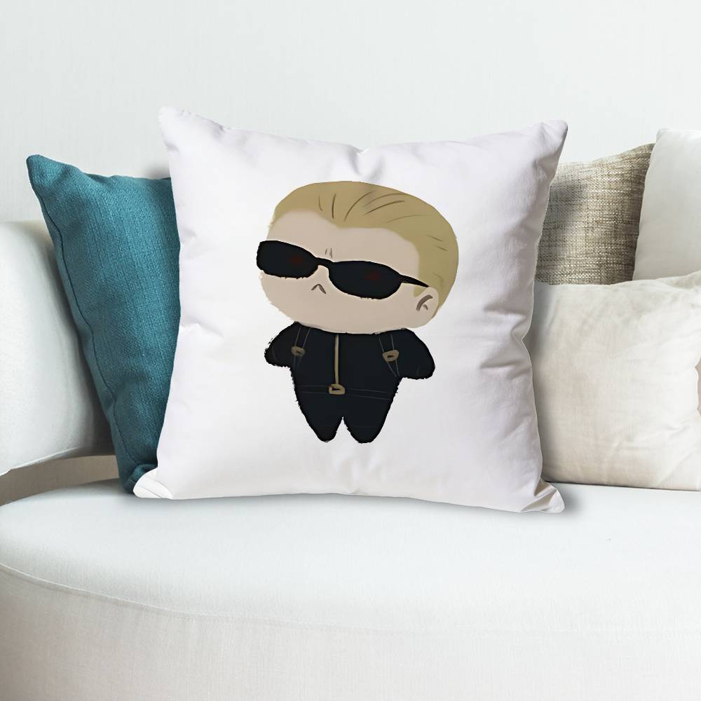 Cool AAlbert WWesker Anime Celebrity Merchandise AllMatch Printed Pillow Case Sofa Car Office Room Decoration Protector