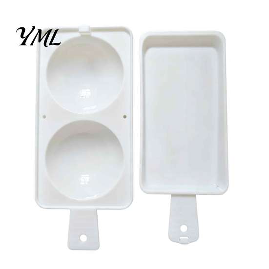 Kitchen Gadgets for Home Microwave Egg Poacher, 2?Cavity Steamer Cooker with Lid & Handle, Dorm Cooking Accessories Boiler Mold, Quick Breakfast