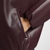 Nike Sportswear Jackets Women's 652 Bright Burgundy Red Lapel Moderate