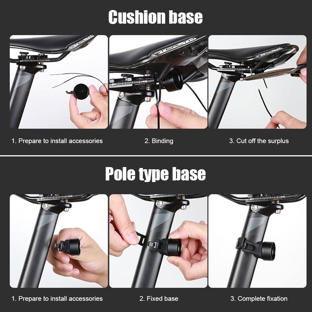 Rear Lights Support Aluminium Alloy Bicycle Smart Taillight Bracket Lightweight Mounting Hardware Cycling Accessories