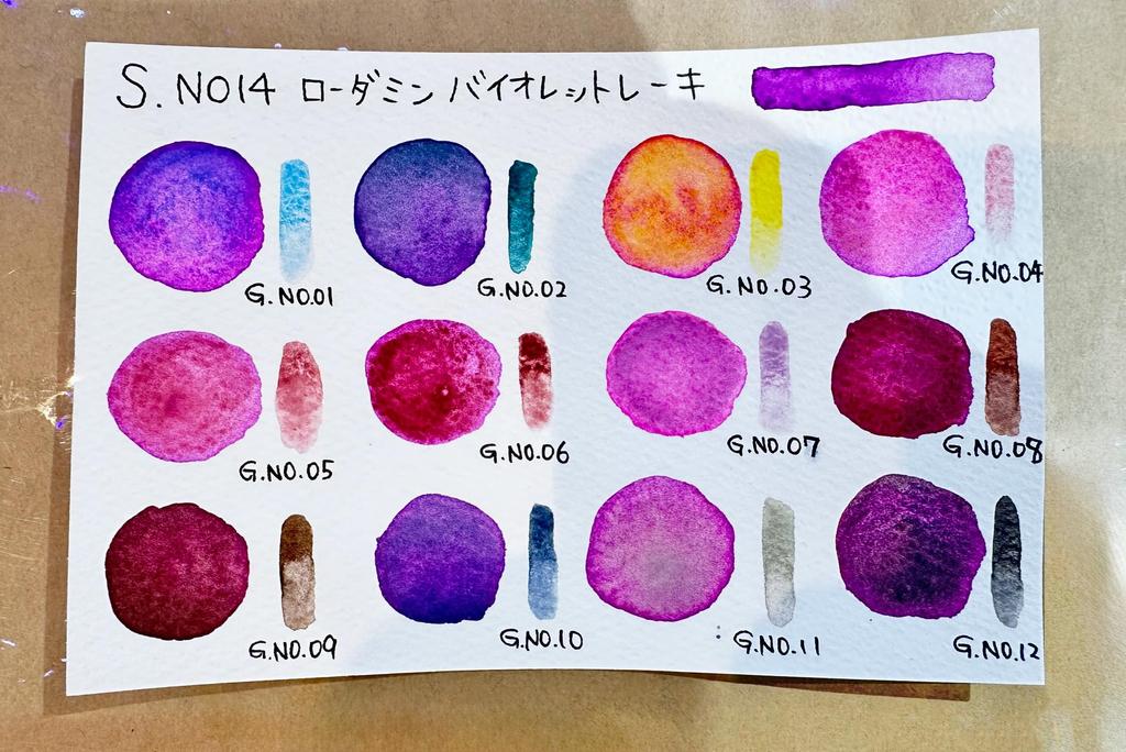Kusakabe Single Pigment Watercolor Granulation 314055 Paints, & Staining, 18-Color Set,