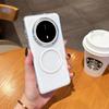 Creative Magnetic Attraction Is Suitable for Huawei Mate70pro + Skin Matte Mobile Phone Case Mate70 Transparent Acrylic Anti-drop.