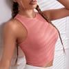 Women's High-End Backless Sports Vest - Shockproof Running & Yoga Top