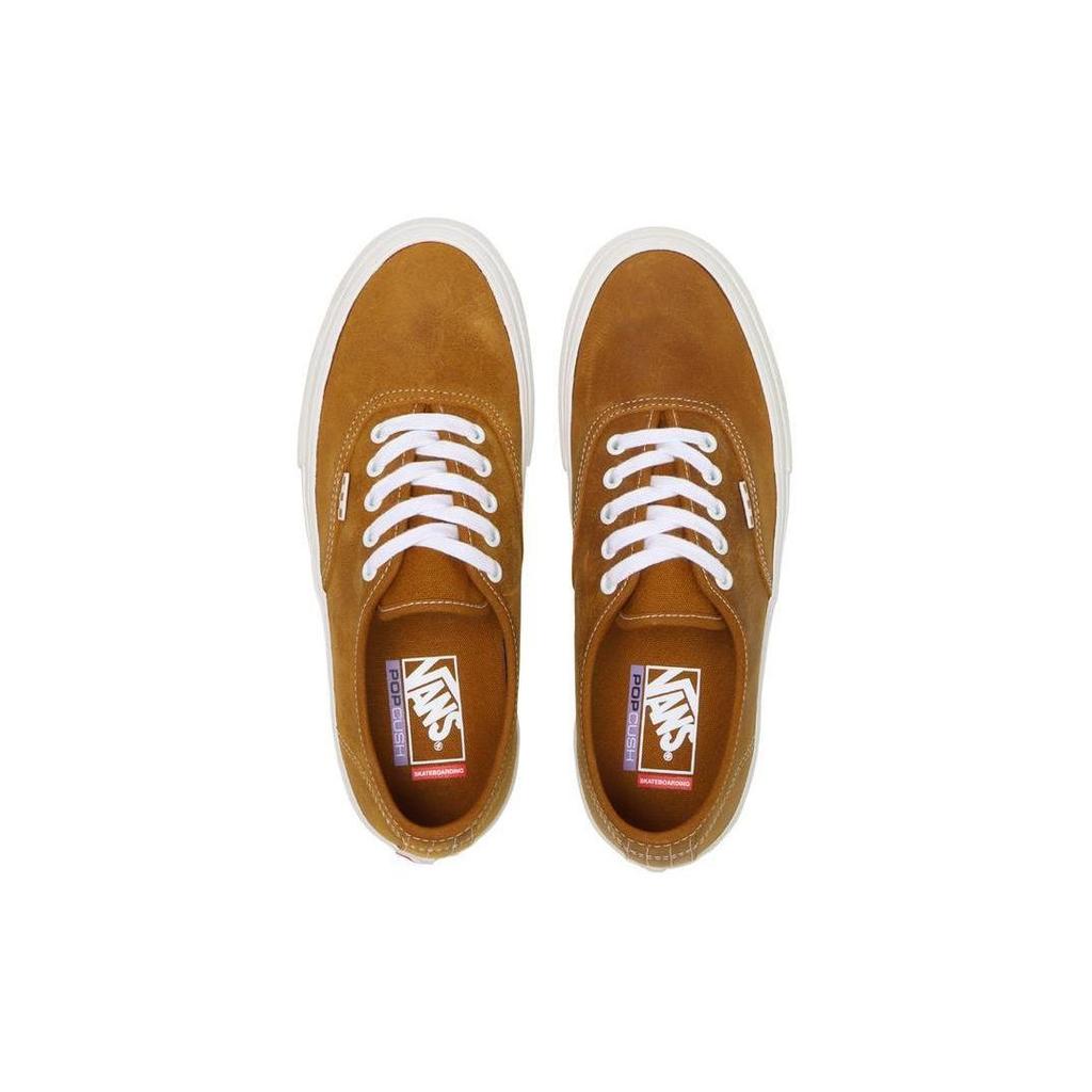 Vans Authentic Comfortable Versatile Low-Top Skate Shoes Unisex sneaker Gold Brown VN0A5FC81M7