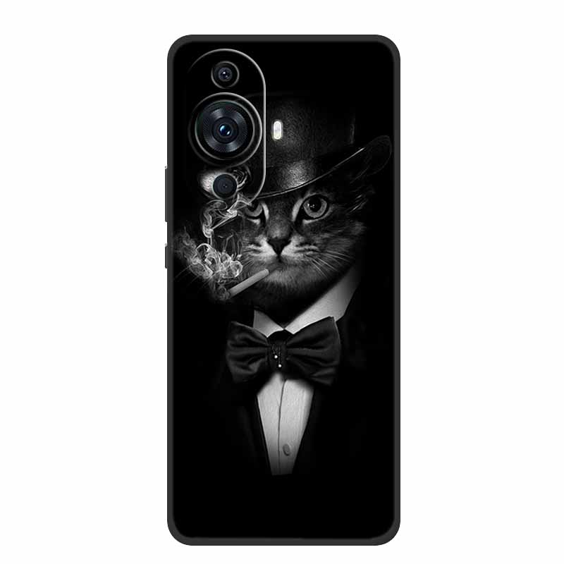For Huawei Nova 12s Case Popular Black Silicone Soft Back Cover Case For Huawei Nova 12s Phone Case Cover Nova12s 12 s Funda 6.7