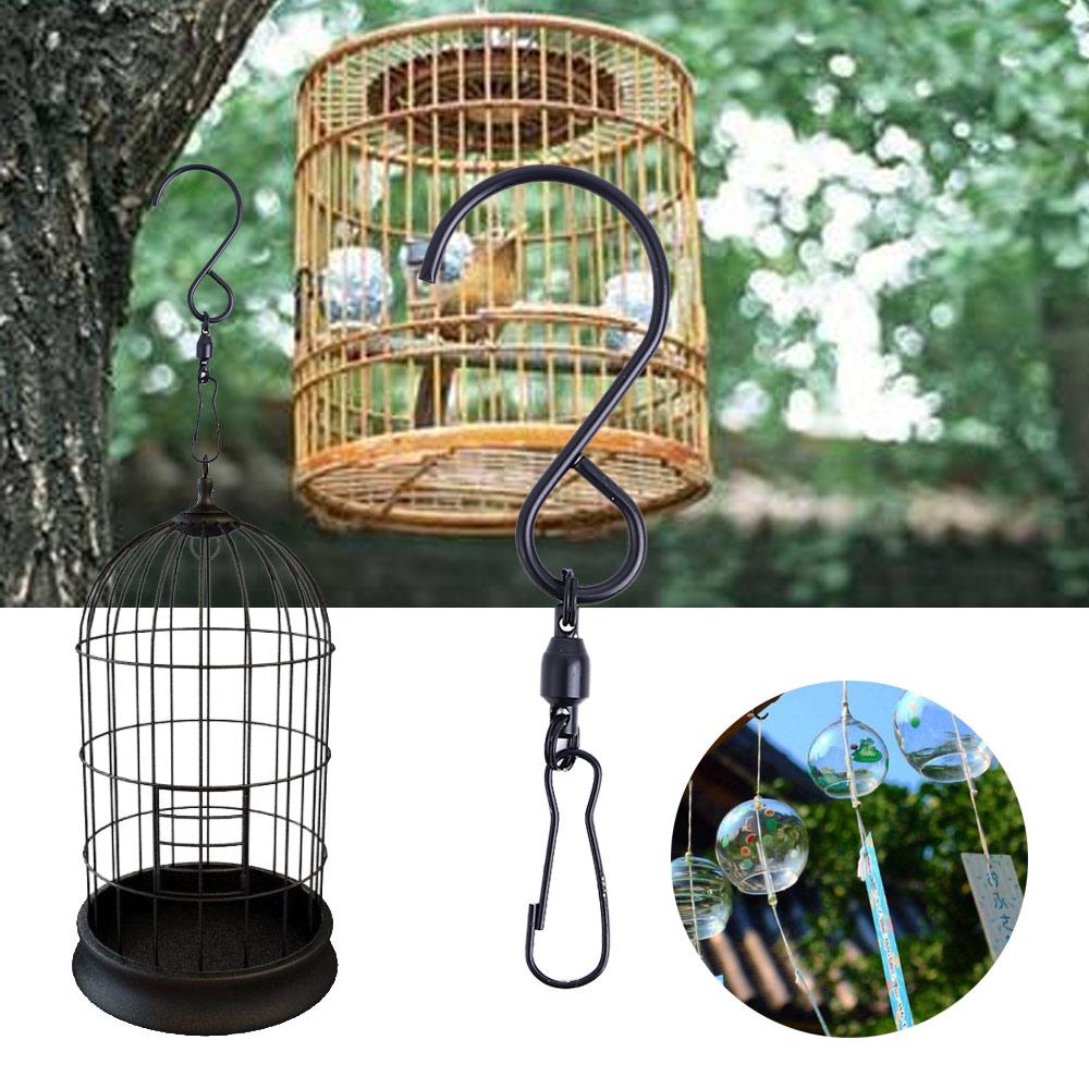 Decoration Wind Chimes Rotating Bearing Rust-Proof Hanger Swivel Hooks Bearing Hook Party Supply