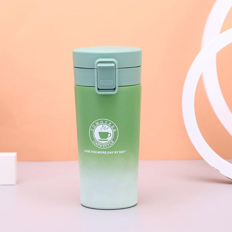 500ML Termohrnek Nepropustný Termoska Hrnek na Kávu Dvojstěnný 304 Nerezová Ocel Šálek na Kávu Čaj Vakuová Termoska Láhev na Vodu