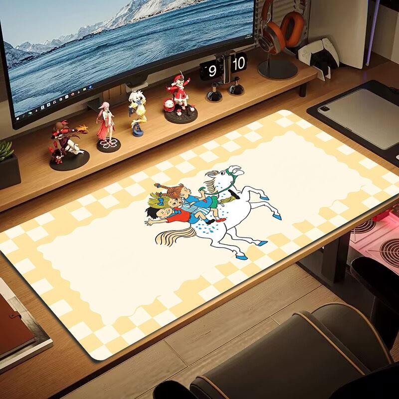 Colorful Dreamscape Large Size Mouse Pad Large Gaming Table Cushion Nonslip Laptop Tablet Big Mousepad Xxl Mat Mini Pc Playmat With Lock Edge