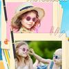 Kids Children's Sunglasses Inset Style Round Frame 1-7 Year Old Baby Sunglasses Sun Shading Sun Protection  Eyewear Accessories