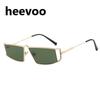 Punk Y2k Square Sunglasses Women Men Brand High-end Hollowed-out Metal Frame Trendy Sun Glasses UV400