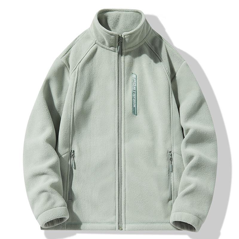 Unisex Windproof Fleece Pullover Jacket: Thick, Warm, and Insulated for Autumn and Winter Sports