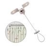 4Pcs Adjustable Shower Rod Ceiling Mount Support Prevents Dropping with Rustproof Stainless Steel Designs