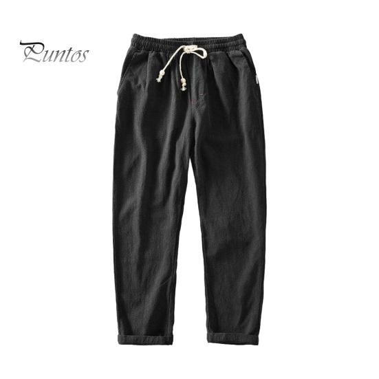 

Мужские брюки с эластичной талией на шнурке, прямые, свободные, однотонные, с карманами, повседневные, повседневные, спортивные брюки, длинные спортивные штаны XL чёрный