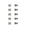 Stainless Steel Hose Connector 3 4 Inch GHT Quick Connect Fittings Set for Garden Water Hose 10PCS Set