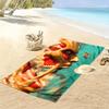 Medieval Heraldry Mythical Creatures Beach Towel Beach Towel for Vacation Photos Outdoor Camping Quick-drying Swim Towel Swim Outdoor Pool Towel