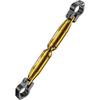 Kaedear Motorcycle Handlebar Standard Clamp Bar Length Brace, Adjustable, 22.2mm, Aluminum, Mount, 330-200mm, KDR-HB1 (Black/Gold)