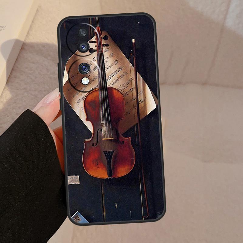 

Музыкальный Скрипичный Чехол Для Honor Magic 5 6 7 8 Pro Для Honor X9d X9a X9b X9c X8c X8b 50 70 90 200 400 Lite Win Honor X8c