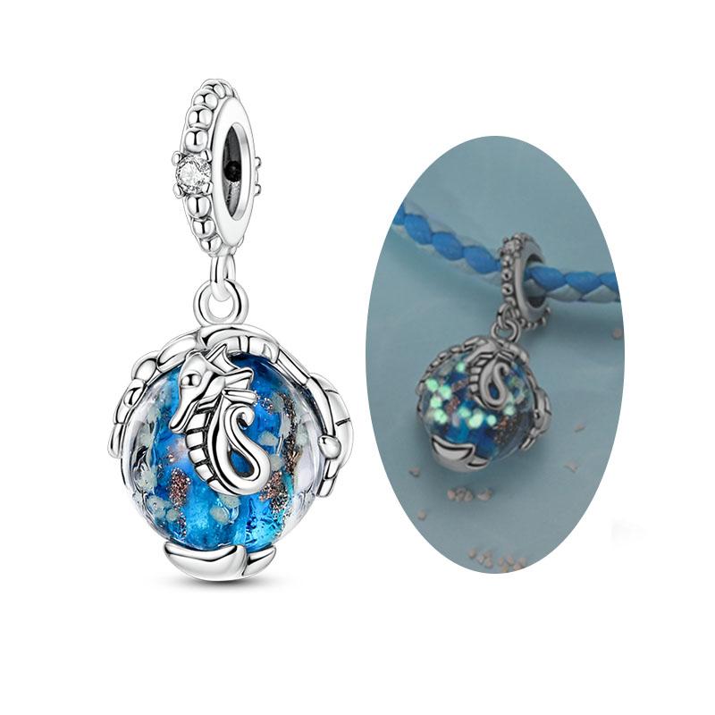 New Summer Charms Beads Pendants Copper Turtle Starfish Scallop Beads Fit Original Bracelet Diy Jewelry Accessories