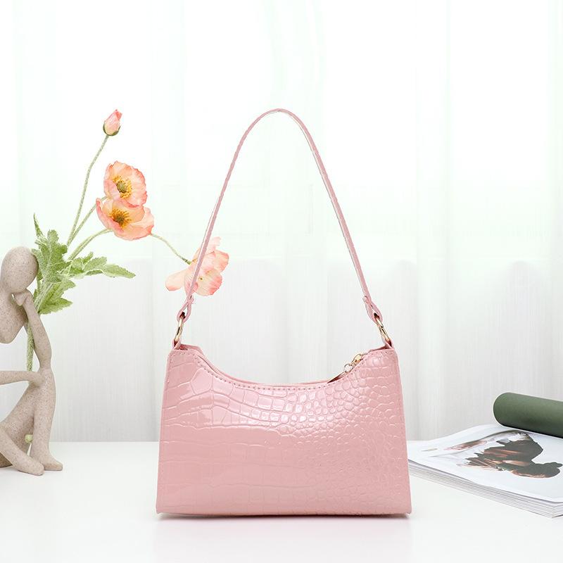 Armpit-Tasche mit Steinmuster, Damen-Handtasche, Lässige und modische Damen-Handtasche