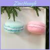 Ornamenti in Schiuma a Forma di Macaron Fiabeschi di Natale per Decorare l'Albero di Natale