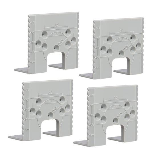 1/4Pcs Hinge Jig Door Hinge Installation Tool Speed Up Positioning Quick Fixing Locator Positioner Cabinets Accurate Alignment