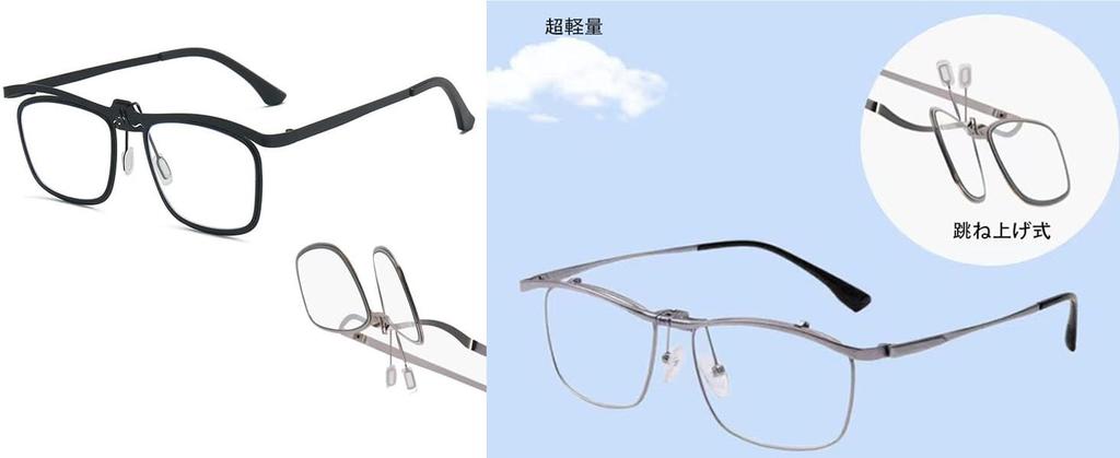 Stilvolle Lupen mit Blaulicht-Bifokallupe zum Lesen für detaillierte Zeitung und inklusive Etui Aufklappbar Blockierend, Gläser, Brillen,