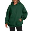 Unisex Oversized Einfarbiger Überschnittener Hoodie