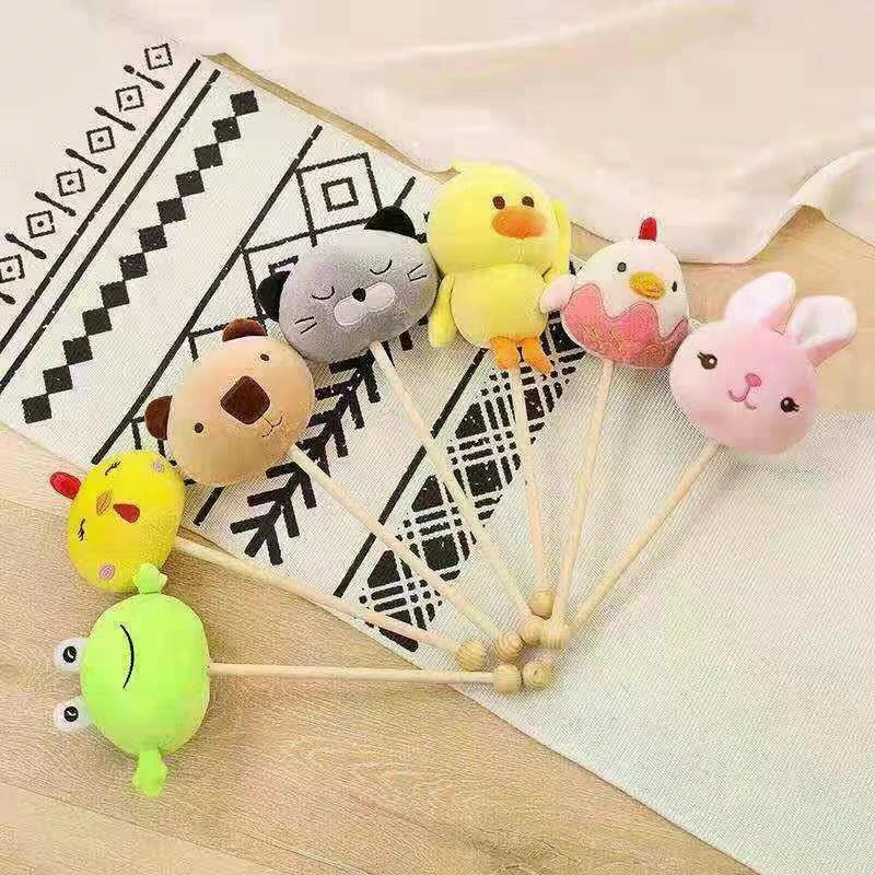 Cute Cartoon Massage Hammer Hitting Hammer Stick Handheld Plush Small Hammer For Neck Shoulder Meridians Legs Back Massage
