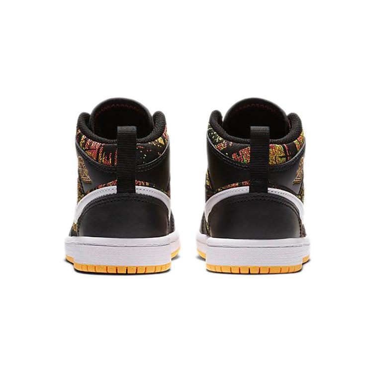 Jordan 1 Mid PS Black Laser Orange 640737-003