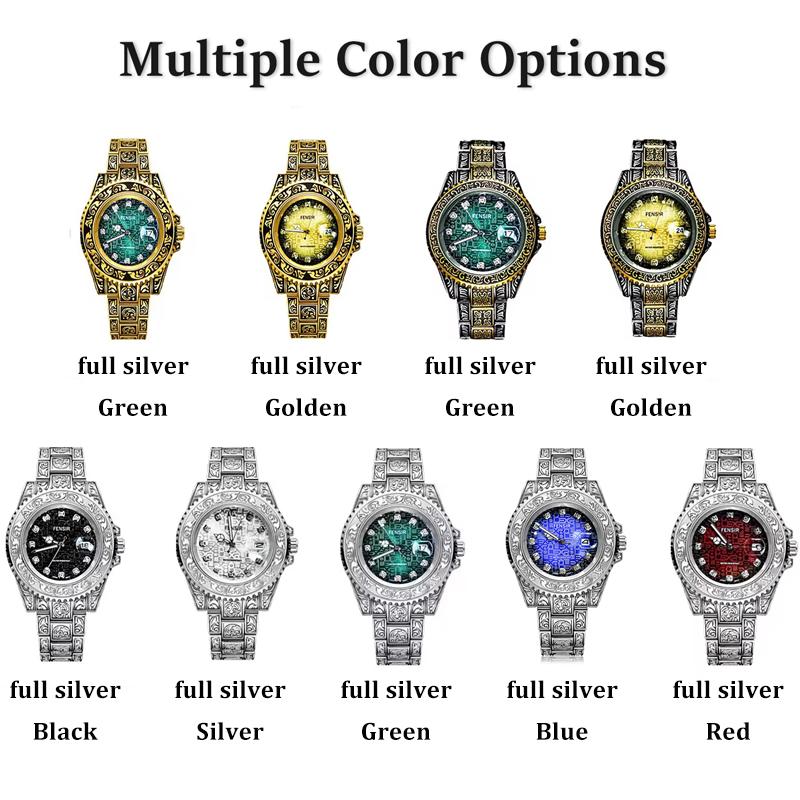 Uhr Herrenmode Retro Luxus Kreativ Stahlband Armbanduhr Analoge Uhren Leuchtzeiger Kalender Herren Quarz Armbanduhr Montre Homme