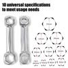 Metal Hexagonal Wrench 6~15mm Car Bicycle Hexagonal Screw Installation Disassembly Tool Multi Purpose Sleeve Bone Shaped Wrench
