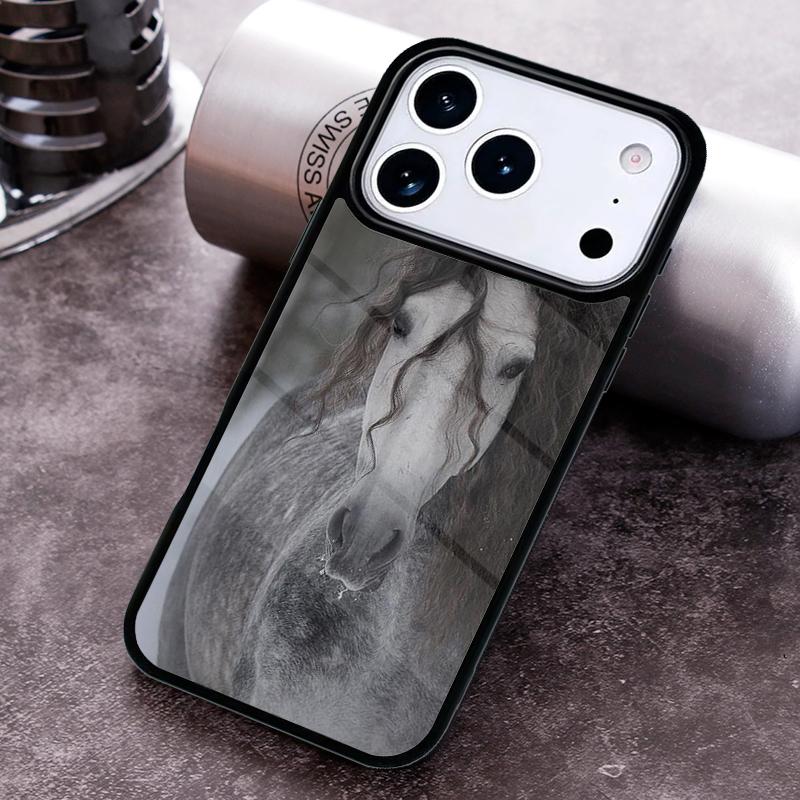 HORSE BEAUTIFUL Phone Case for iPhone 17 16 15 Pro Max Air 14 13 12 11 Plus Shockproof Cover