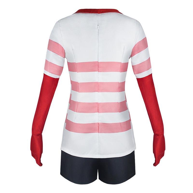 Angel Dust Cosplay Kostüm Inklusive Handschuhe Socken Halsschmuck Damen Mädchen Ad Outfits Für Karneval Halloween Comic Con