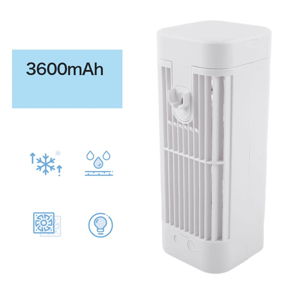 Indoor Cooling Mini Air Conditioner Usb Powered Portable Fan Cooling Experience Compact Air Conditioner Battery Life Options