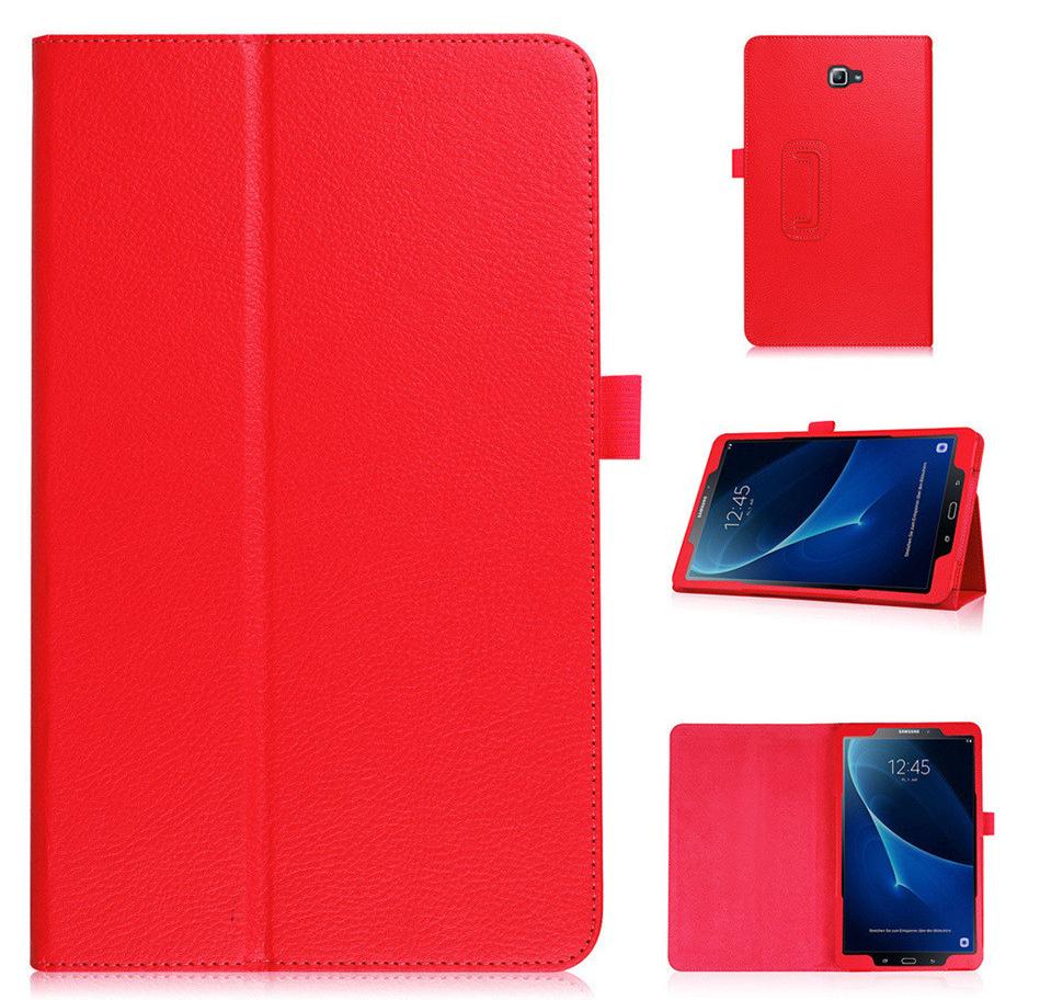 

Флип-чехлы для Samsung Galaxy Tab A6 10,1 S6 Lite P610 P615 P613 P619, умный чехол-подставка из искусственной кожи S6 Lite 10.4 2022 P613 красный