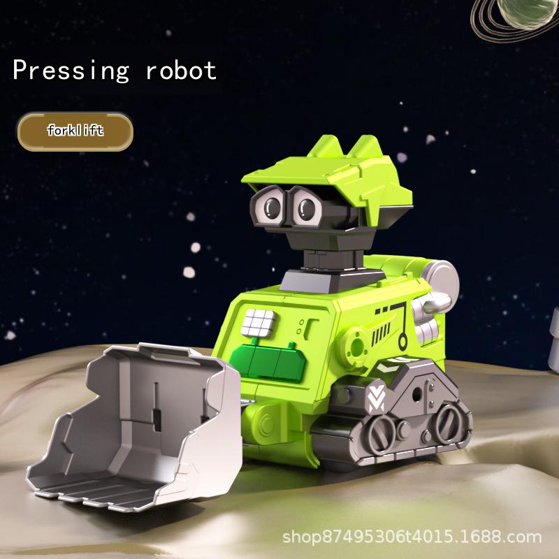 Interactive Kids Construction Vehicle Toy with Moving Parts