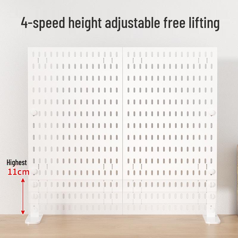 Desktop DIY Pegboard: Large Accessory Holder for Office or Home Desk, Clamp-Standing Storage, Hanging Rack, Countertop Decoration Display.
