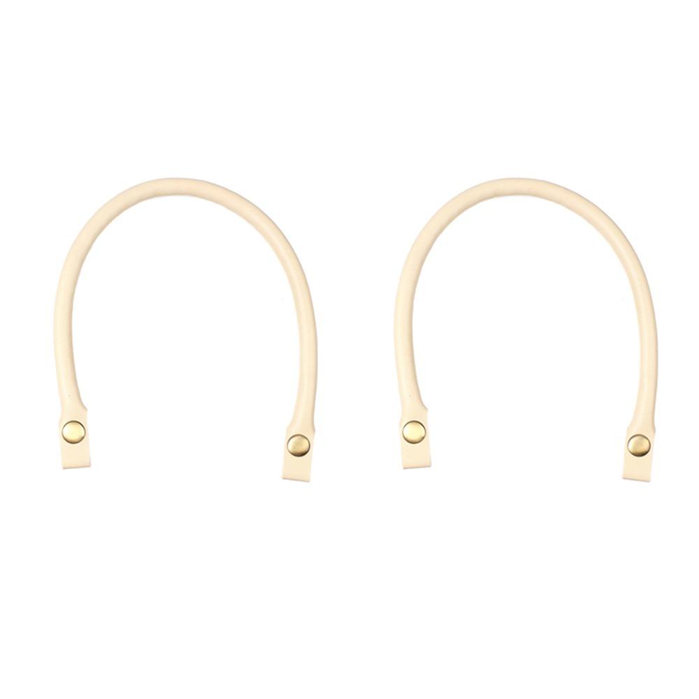 2Pcs Fashion PU Leather Shoulder Bag Strap Detachable Replacement Bag Handles Solid Color Clasp Bag Belt Bag Accessories