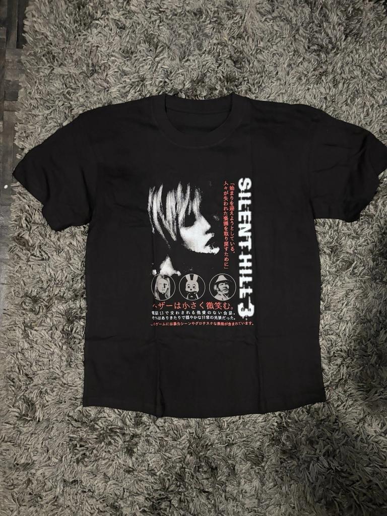 Silent Hill 3 Heather Mason Vintage Horror Game Graphic Tshirt Cotton Unisex Unisex Streetwear Tee