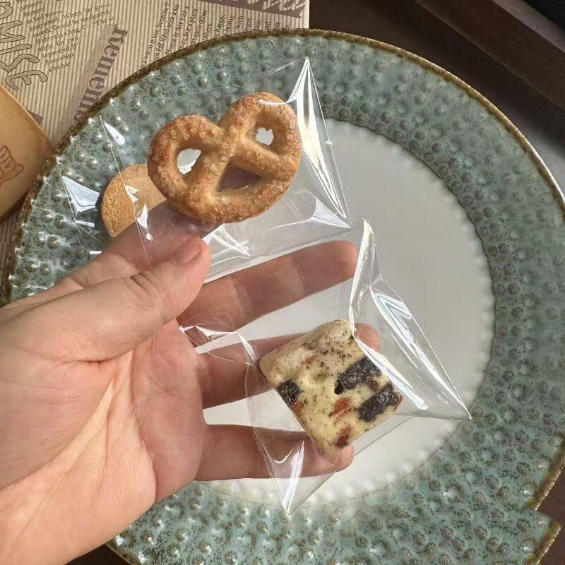 ZISIZ Transparent Self-Sealing Cookie Bags