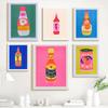 Japanese Hot Chilli Sauce Canned Tomato Wall Art Painting Nordic Poster And Print Risograph Pictures for Living Room Home Decor