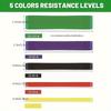 10pcs TPE Resistance Bands - Heavy Tension, Stackable, Colorful Exercise Bands for Muscle Strength Training & Stretching, Ideal