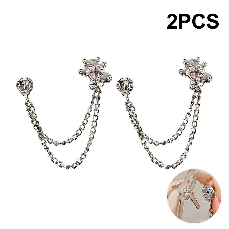 Women's Adjustable Clothes Clips with Butterfly Decorations - Instant Sleeve Shortening, Suitable for Shirts, Dresses, Pants