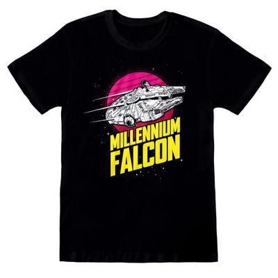 STAR WARS Unisex-Erwachsene Millennium Falcon T-Shirt
