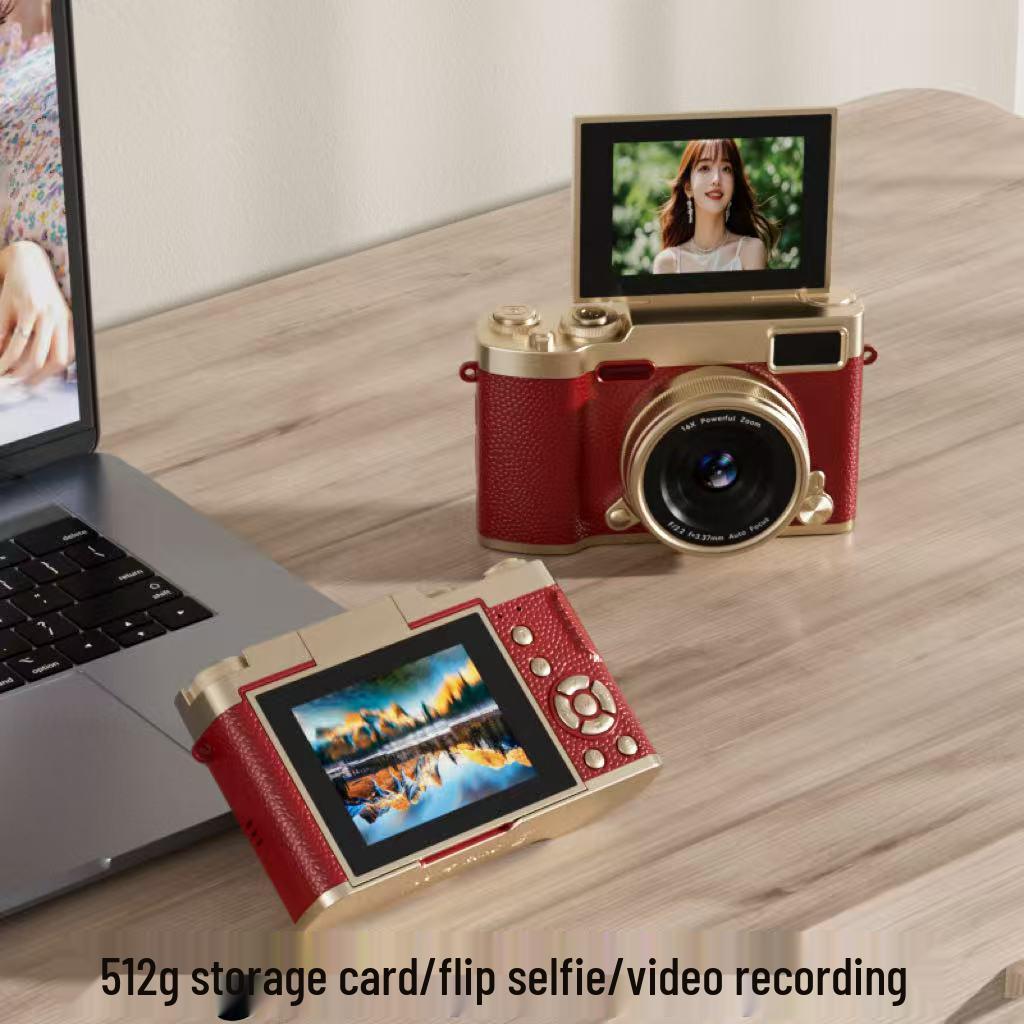 HD Digitale Klappkamera für Schüler - Retro-Stil, Einsteiger